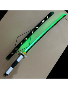  Demon Slayer - Épée Lumineuse à LED VERT -  Sanemi Shinazugawa Katana