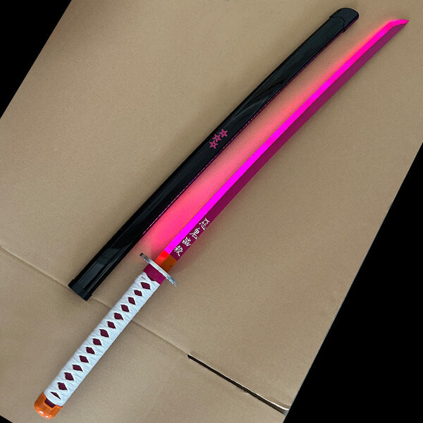 Demon Slayer - Épée Lumineuse à LED ROSE -  Kanao Tsuyuri  Katana