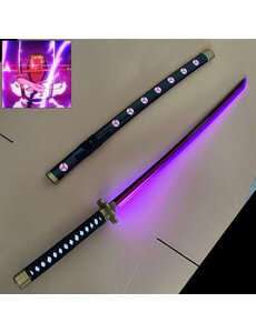  One Piece  - Épée Lumineuse à LED VIOLET - Shusui - Roronoa Zoro Katana