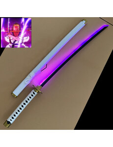 One Piece  - Épée Lumineuse à LED VIOLET - Wado Ichimonji  - Roronoa Zoro Katana