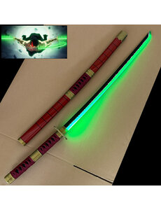  One Piece  - Épée Lumineuse à LED VERT - Sandai Kitetsu  - Zoro Roronoa Katana