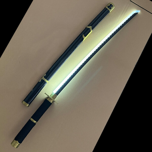 One Piece  - Épée Lumineuse à LED BLANC - Yubashiri - Zoro Roronoa Katana