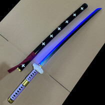 One Piece  - Épée Lumineuse à LED BLEU - Trafalgar Law - Kikoku Katana