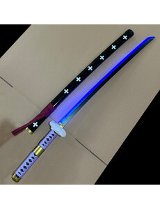 One Piece  - BLAU LED - Leuchtschwert - Trafalgar Law - Kikoku Katana