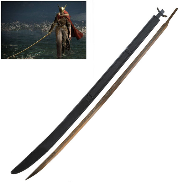 Die Hand von Malenia Katana XL - 140 cm - ELDEN RING - Hochwertiges Metall-Schwert