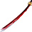 (VORBESTELLUNG) Rivers of Blood Katana Katana XL - 131 cm - ELDEN RING - Hochwertiges Metallschwert (Lieferbar Anfang November)