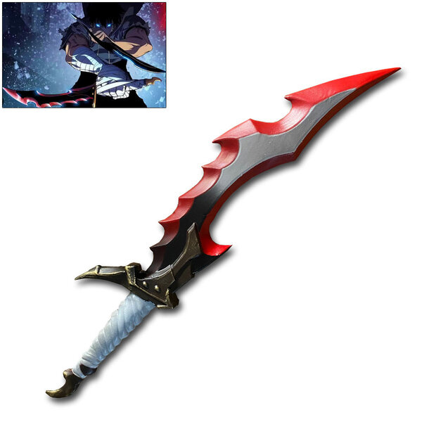 (PRE-ORDER) Knight Killer Dagger from Sung Jinwoo - 50cm - SOLO LEVELING - High-Density FOAM Sword (Available begin November)