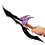 Metalen Kasaka’s Venom Fang dolk van Sung Jinwoo - Paars - 60cm - Staal - SOLO LEVELING