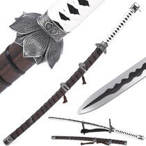 Épée Lotus Blanc - SEKIRO - Katana Lame Mortelle de Genichiro Ashina - 103cm - Acier Haute Qualité