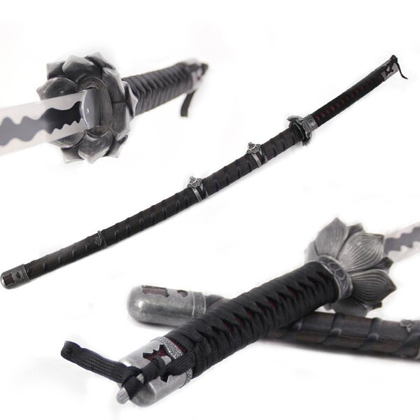 Zwarte Lotus Zwaard - SEKIRO - Genichiro Ashina Mortal Blade Katana - Collector’s Edition - 103cm - Hoogwaardig Staal