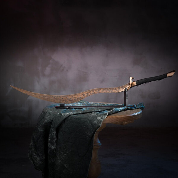 ELDEN RING - Grande Épée Bloodhound's Fang - 120 cm - Acier de Haute Qualité - Réplique Grandeur Nature