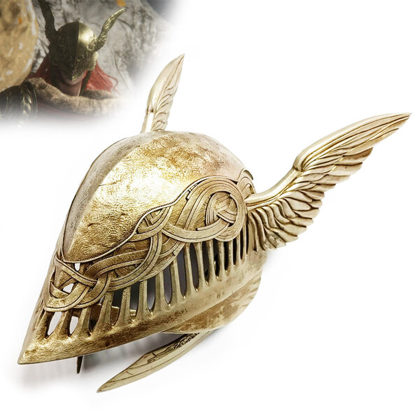 Limited edition - ELDEN RING - Winged Helmet of Malenia  with Display stand