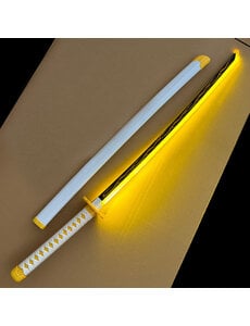  (PRÉCOMMANDE) Demon Slayer - Épée lumineuse à LED JAUNE - Zenitsu Agatsuma Katana (Disponible Fin Mars)