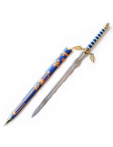  ZELDA - Link - Master Sword in Leder - Blauwe Deluxe Editie