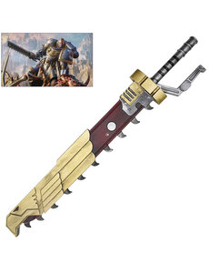  (PRE-ORDER) WARHAMMER 40K - Imperium Eagle Chainsword Replica 100cm - PU Dense Foam for Cosplay (Available End March)