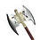 (PRE-ORDER) LORD OF THE RINGS - Replica van Gimli’s Double Bladed Battle Axe - 90cm - Met Houten Display (Beschikbaar Eind Maart)