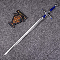 (PRE-ORDER) ELDEN RING - BLUE Carian Greatsword from Rellana - Twin Moon Knight Sword - With Wooden Display (Available End March)