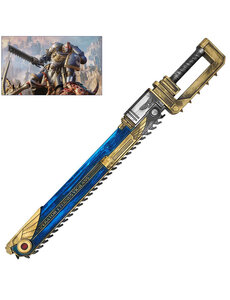  (PRE-ORDER) WARHAMMER 40K - Hell's Teeth Chainsword Replica 100cm - PU Dense Foam for Cosplay (Available End March)