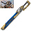 WARHAMMER 40K - Mousse Réplique Chainsword Hell’s Teeth 100cm - PU Dense pour Cosplay