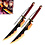 DEMON SLAYER - Tengen Uzui Schwert set V2 - Bernstein Nichirin Klinge - Metall