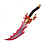 SOLO LEVELING - Doubles Dagues du Roi Démon Baran - Métal 63cm - Sung Jinwoo - Lot de 2 - Avec Support en Bois