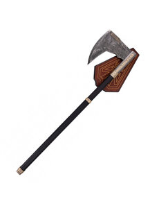  LORD OF THE RINGS - Replica van Gimli’s Bearded Axe - 86cm - Met Houten Display