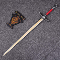 ELDEN RING - RODE Carian Greatsword van Rellana - Twin Moon Knight Zwaard - Met Houten Display