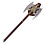 LORD OF THE RINGS - Replica van Gimli’s Double Bladed Battle Axe - 90cm - Met Houten Display