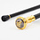 (PRE-ORDER) Masonic Walking Cane – Square and Compasses Emblem – Black with Gold-Tone (±92 cm) (Available from approx. 28 November 2026)