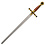 (PRE-ORDER)FREEMASON – Red & Gold Masonic Tyler Sword with Scabbard – Ceremonial | Square and Compasses (±84 cm)(Available from mid-December 2026)