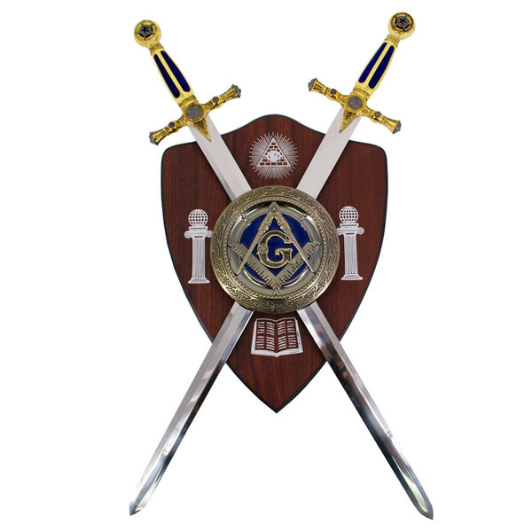 (PRE-ORDER) VRIJMETSELAAR – Blue Lodge Zwaarden & Schild Set (Beschikbaar vanaf half december 2026)