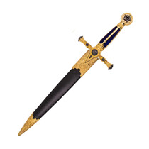 (PRE-ORDER) FREEMASON – Blue Lodge Tyler Dagger Blue and Gold (Available from mid-December 2026)