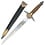 (PRE-ORDER) FREEMASON – Dagger with Letter G and All-Seeing Eye in Triangle (Available from mid-December 2026)