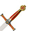 (PRÉCOMMANDE) TEMPLIERE – Set Chevalier Templier avec 2 Épées et Bouclier – Décoration Murale Croix Rouge avec Plaque en Bois (Disponible à partir de mi-décembre 2026)