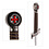 (PRE-ORDER) TEMPLAR Sword with Three Red Crosses Brown and Gold – Decorative Knight Sword with Wooden Wall Mount (Available from mid-December 2026)