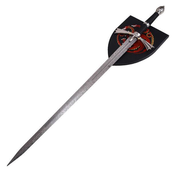 (PRÉCOMMANDE) Épée Dark Sister La Maison du Dragon Réplique (120 cm) – Épée Fantasy Daemon Targaryen avec Support Mural (Disponible à partir de mi-décembre 2026)