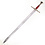 (PRÉCOMMANDE) Épée Narsil Réplique (121 cm) – Le Seigneur des Anneaux Épée d’Isildur avec Support Mural (Disponible à partir de mi-décembre 2026)