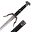 (PRÉCOMMANDE) THE WITCHER 3 - Dague Réplique – Couteau Runique Argenté de Geralt (42 cm) (Disponible à partir de mi-décembre 2026)