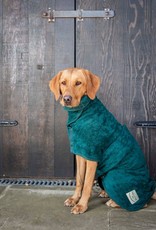 Dog Drying Coat | Bottle Green  (last S/M/Dachshund)