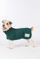 Dog Drying Coat | Bottle Green  (last S/M/Dachshund)