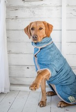 Dog Drying Coat - Sandringham Blue