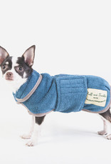 Dog Drying Coat | Ruff & Tumble |  Sandringham Blue