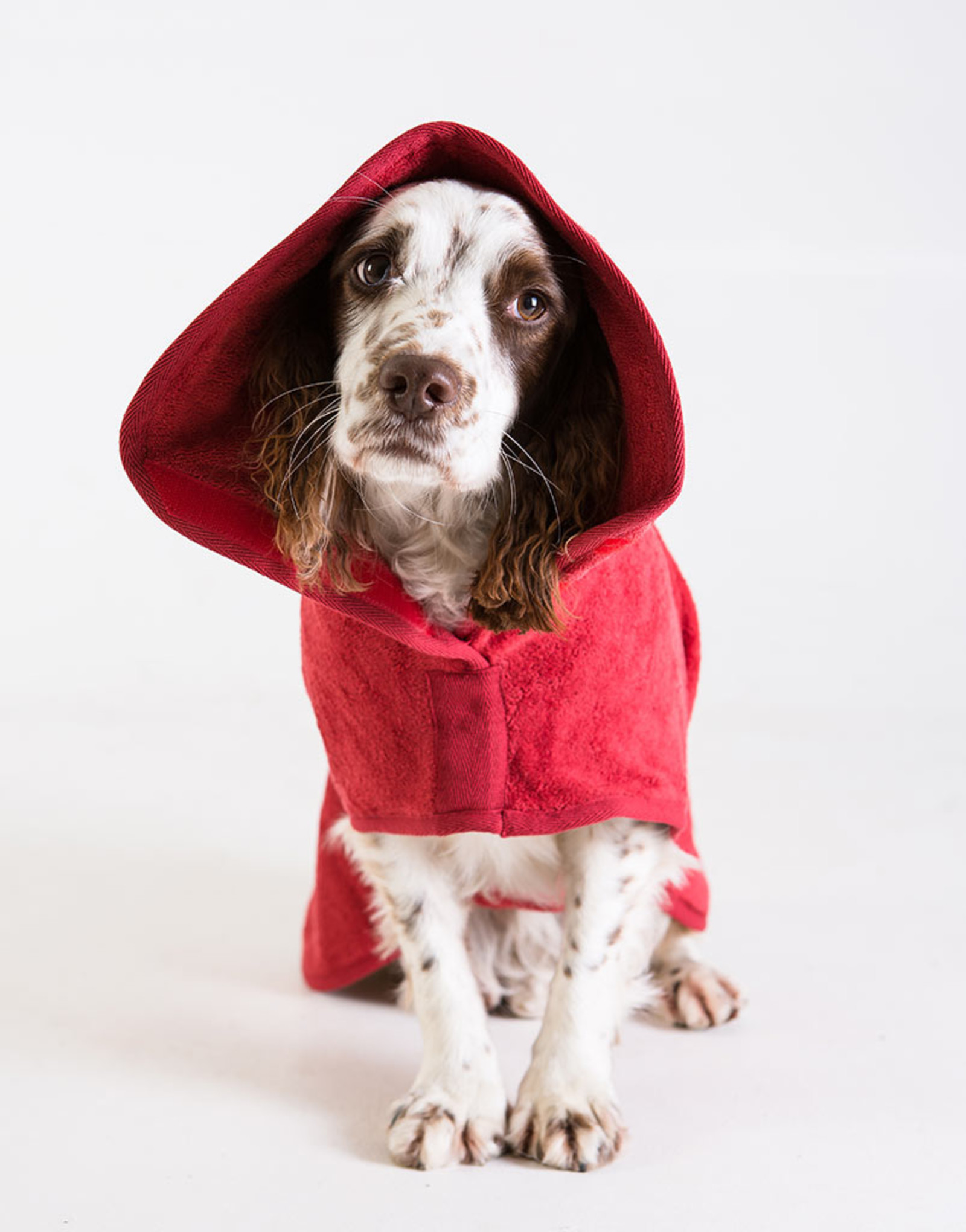 Dog Drying Coat | Ruff & Tumble |Brick Red