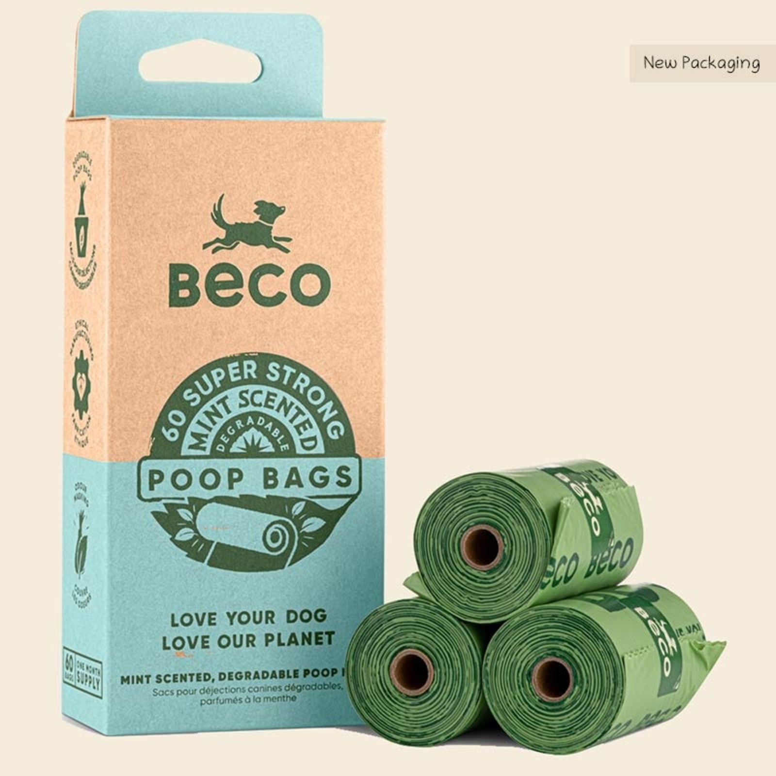Beco Bags | Milieuvriendelijke Poepzakjes Muntgeur