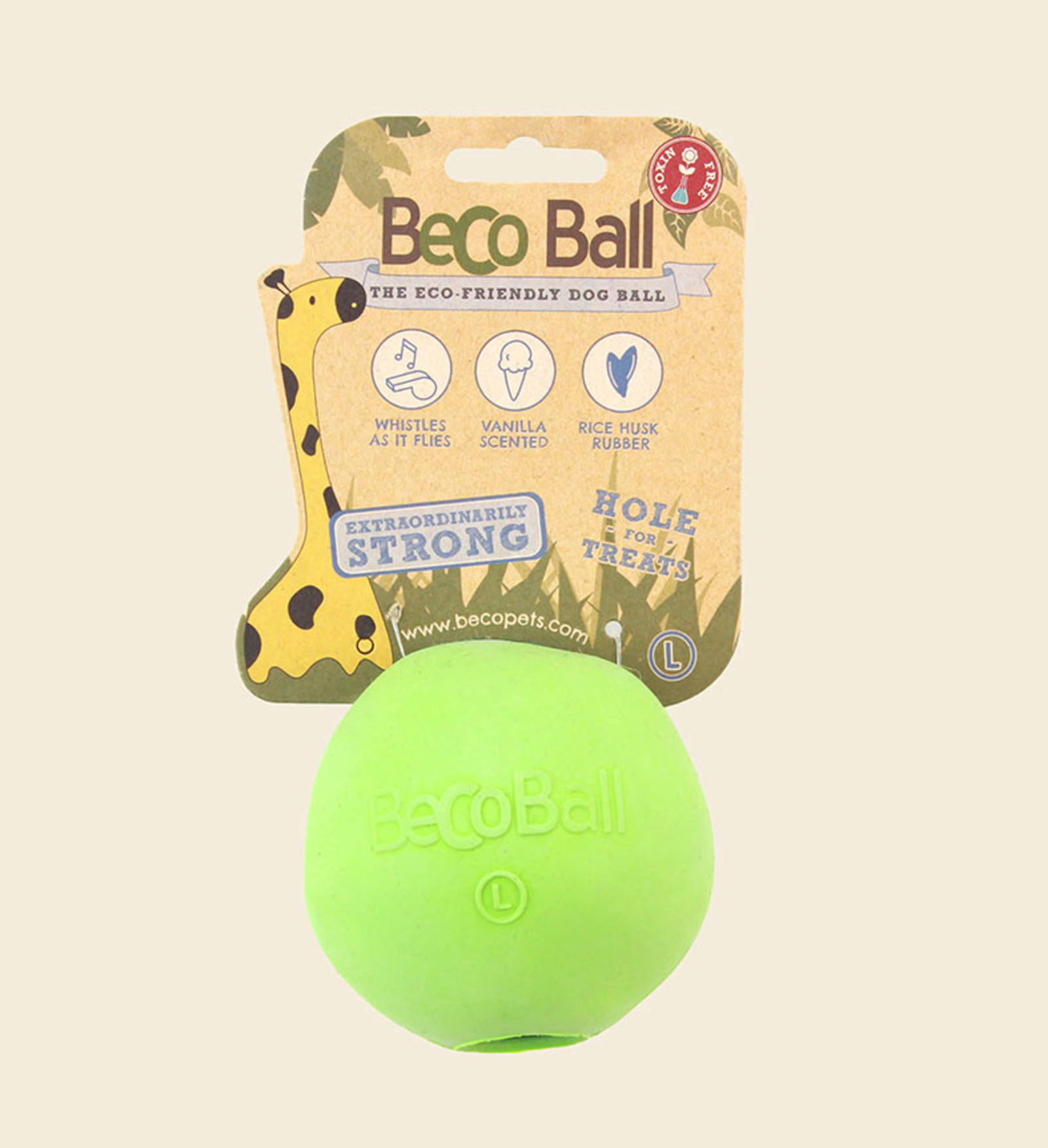 Beco | Speelbal Natuurrubber (laatste S)