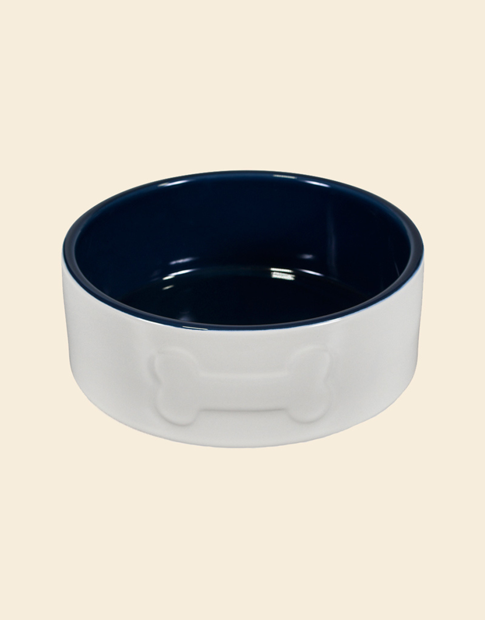 Ceramic Dog Bowl | Navy