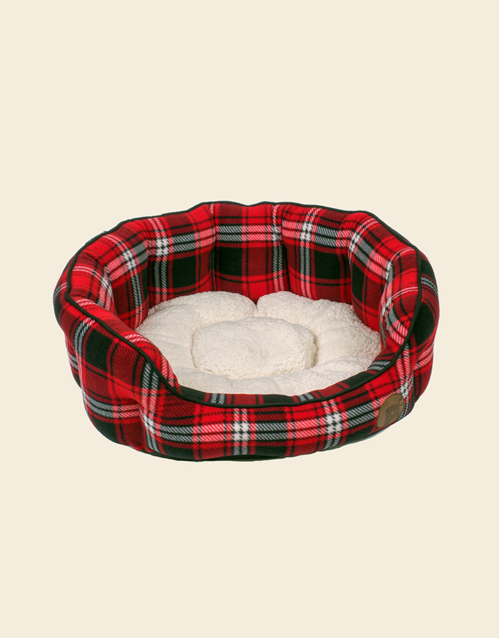 tartan cat bed