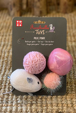 Set 4 Kattenspeeltjes | Roze