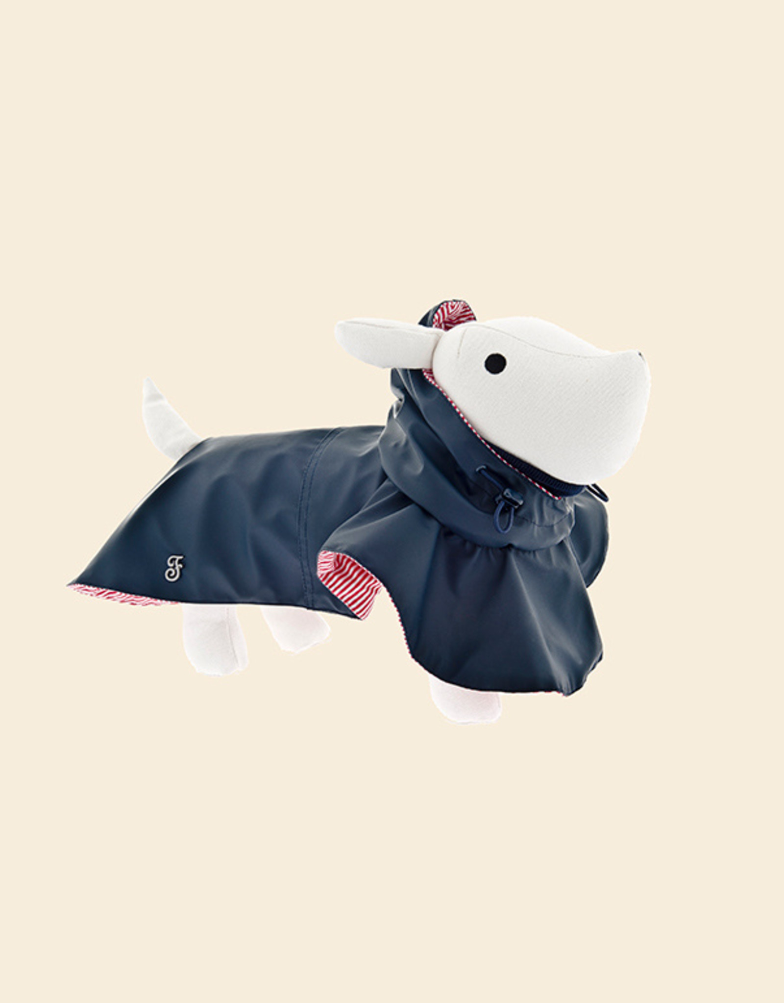 Blue Raincoat for Dogs with hood | Ferribiella  (LAST LARGE)