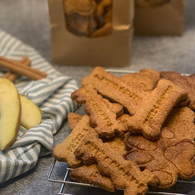 Gluten free Apple & Cinnamon Dog Treats